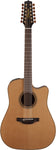Takamine Pro Series 3 Dreadnought 12 String AC/EL Guitar with Cutaway in Natural Satin Finish