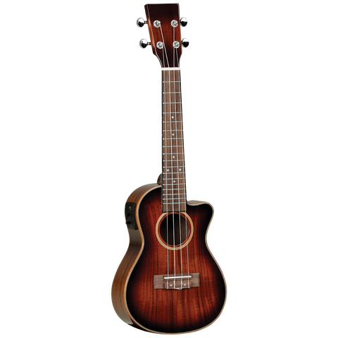 Tanglewood TUJ6CE Java Concert Cutaway / Electric Koa Burst Ukulele