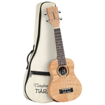 Tanglewood TWT5B Tiare Soprano Ukulele All Flame Mahogany with Bag