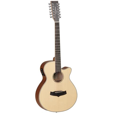 Tanglewood TW12CESOLID Winterleaf Super Folk C/E 12-String