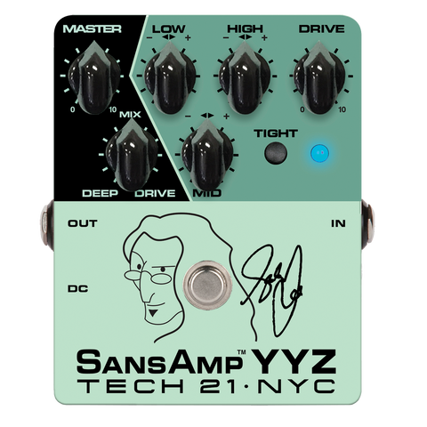 TECH 21 Sansamp YYZ Geddy Lee Signature Pedal