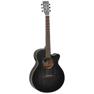 TANGLEWOOD TWBBSFCE BLACKBIRD SUPERFOLK C/E SMOKESTACK SATIN