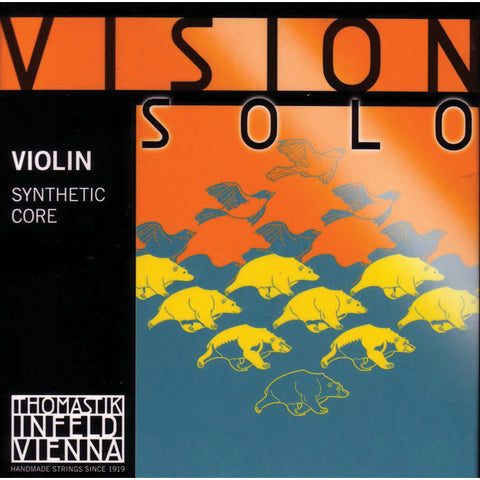 Thomastik VIS100 Vision Solo Violin 4/4 String Set
