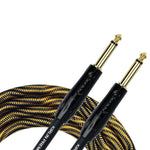 Kirlin IWB201WB 20ft Premium Plus Wave Yellow Guitar Cable